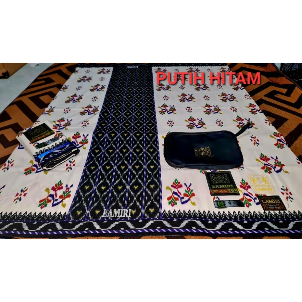 sarung LAMIRI MST premium PUTIH SERIES
