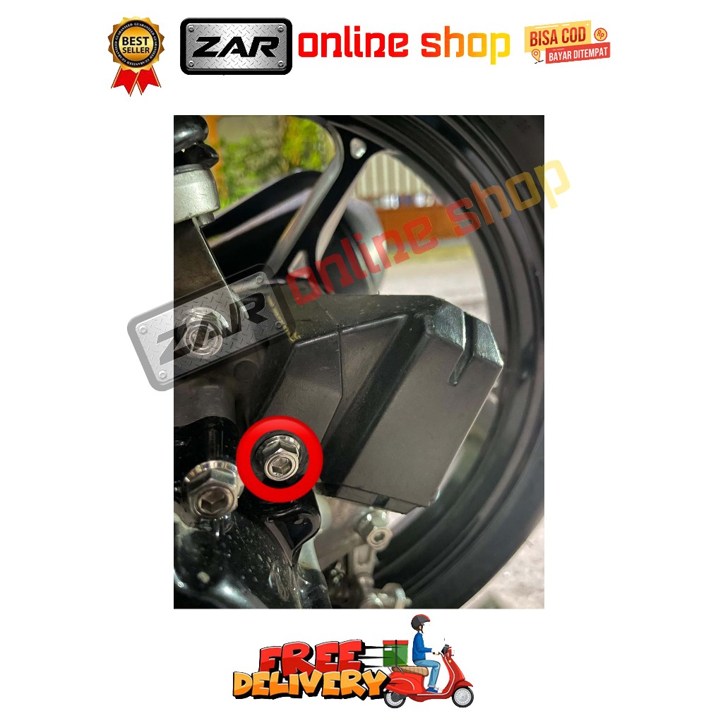 BAUT SENSOR SPIDOMETER BELAKANG ( 1 BAUT ) MODEL 2 KUNCI BIG HEAD BEAT ESP NEW SCOOPY ESP NEW STREET