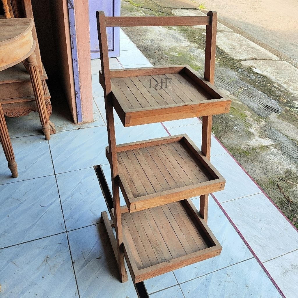 Rak Bunga | Rak Serbaguna Kayu Jati