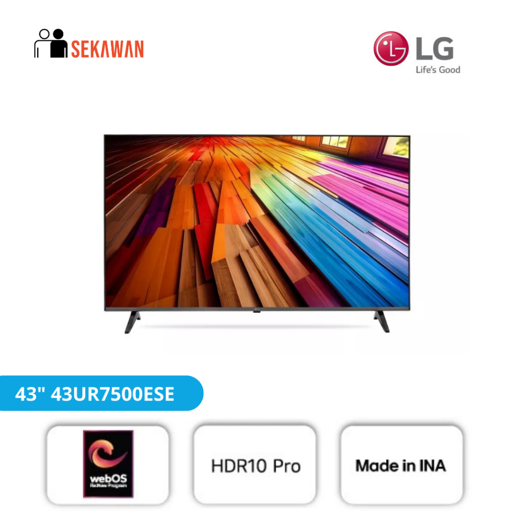 LG Smart LED Tv 43UR7500 UHD 43 inci SMART TV UHD 4K Model 43UR7500ESE