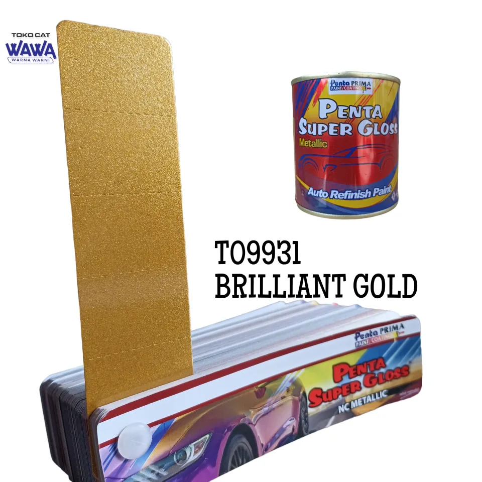 PENTA SUPER GLOSS BRILLIANT GOLD MET 5461-T09931 / CAT DUCO COKLAT EMAS MET PENTA T09931