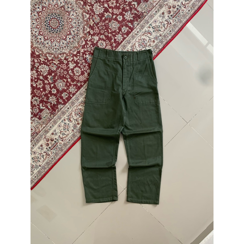 Vintage 80s Korean Army HBT Trousers