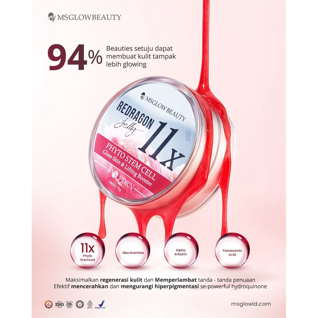 RED JELLY MSGLOW / RED DRAGON JELLY