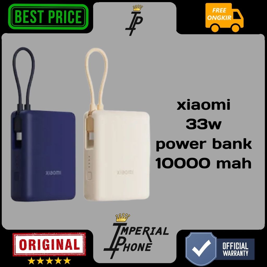 xiaomi 33w power bank / powerbank 10000 mah