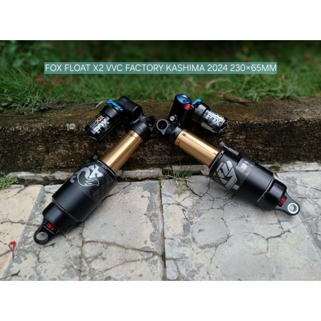 fox float x2 vvc factory kashima 2024 230mm rear shock 230x65 sepeda mtb enduro