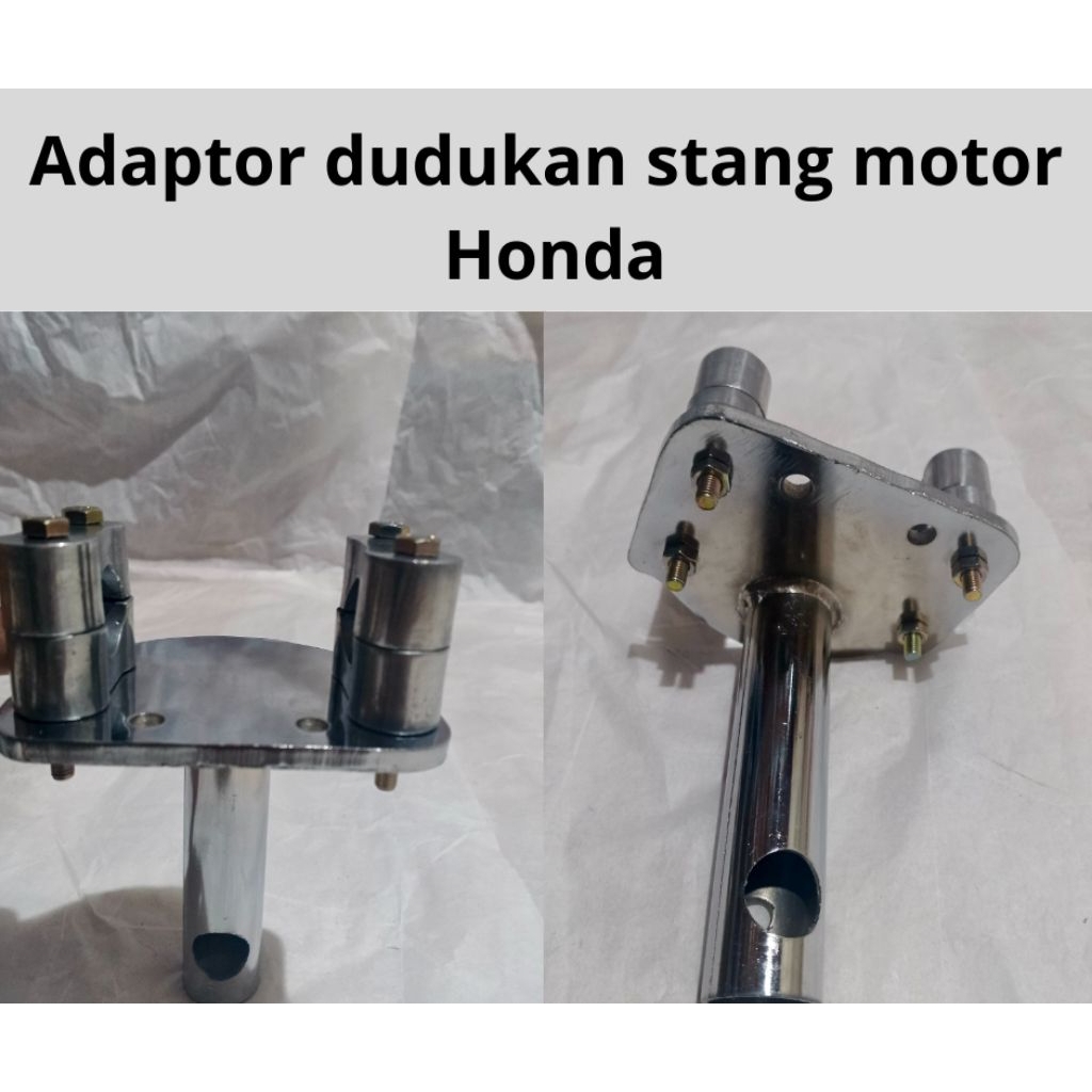 DUDUKAN ADAPTOR PENINGGI STANG MOTOR TRONDOL BEBEK MATIC TEBAL 6MM