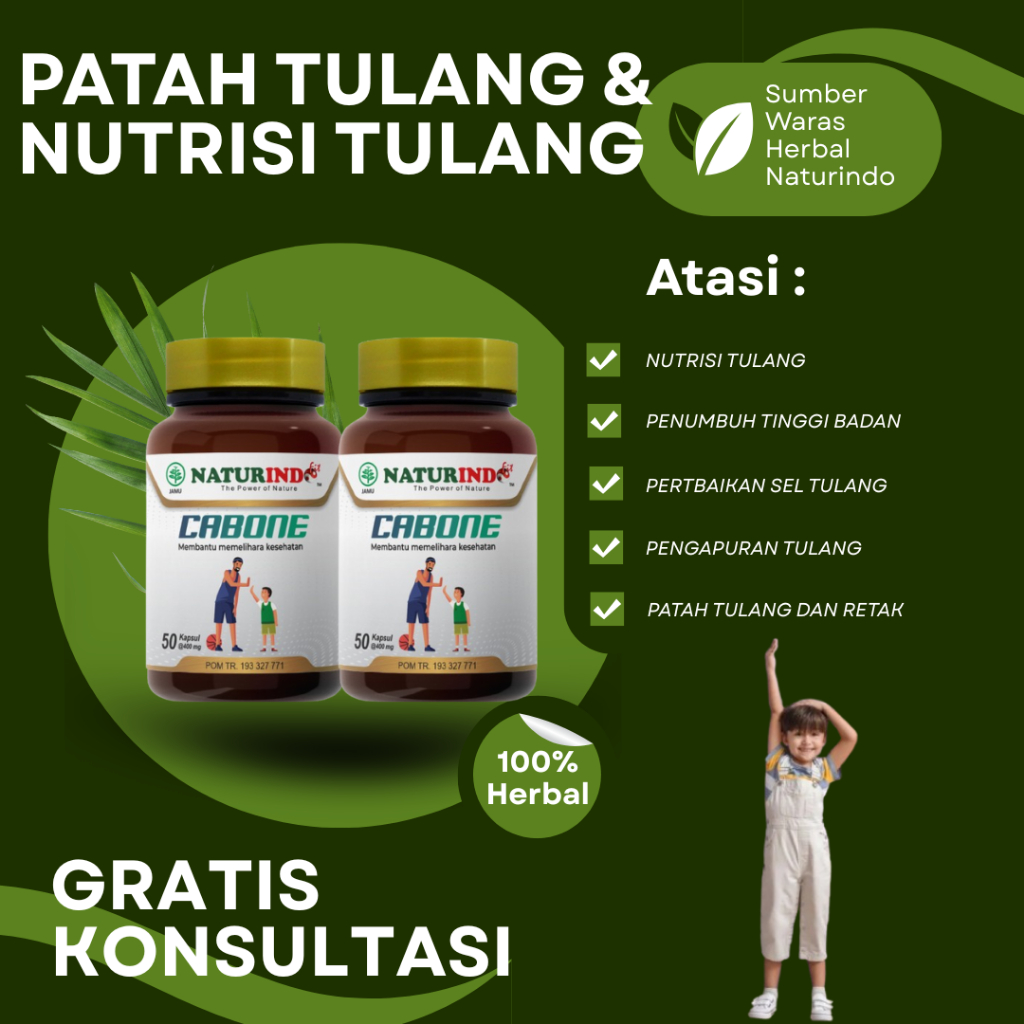 Cabone Herbal Nutrisi Tulang Naturindo
