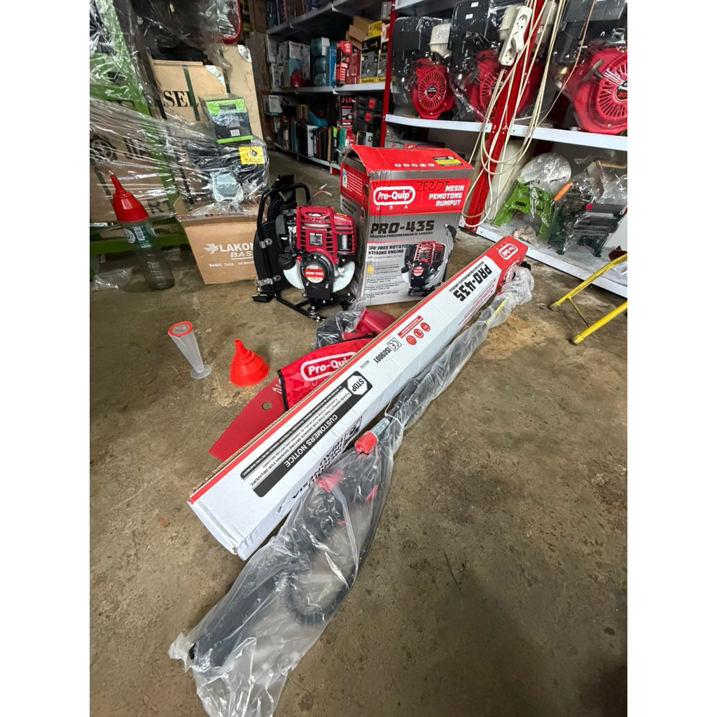 MESIN POTONG RUMPUT 4TAK PRO QUIP / POTONG RUMPUT GENDONG