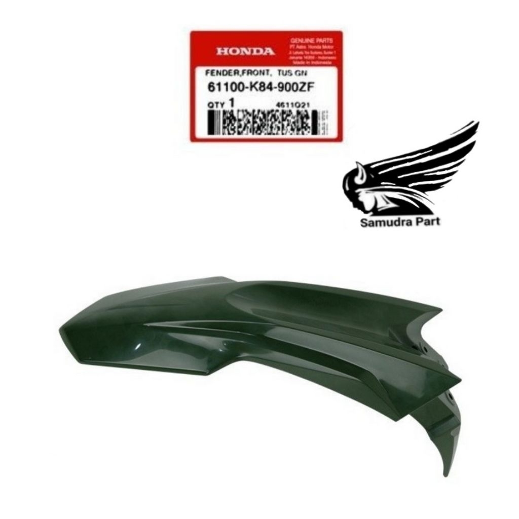 61100K84900ZF Slebor depan CRF 150 spakbor depan Honda CRF 150 Hijau original