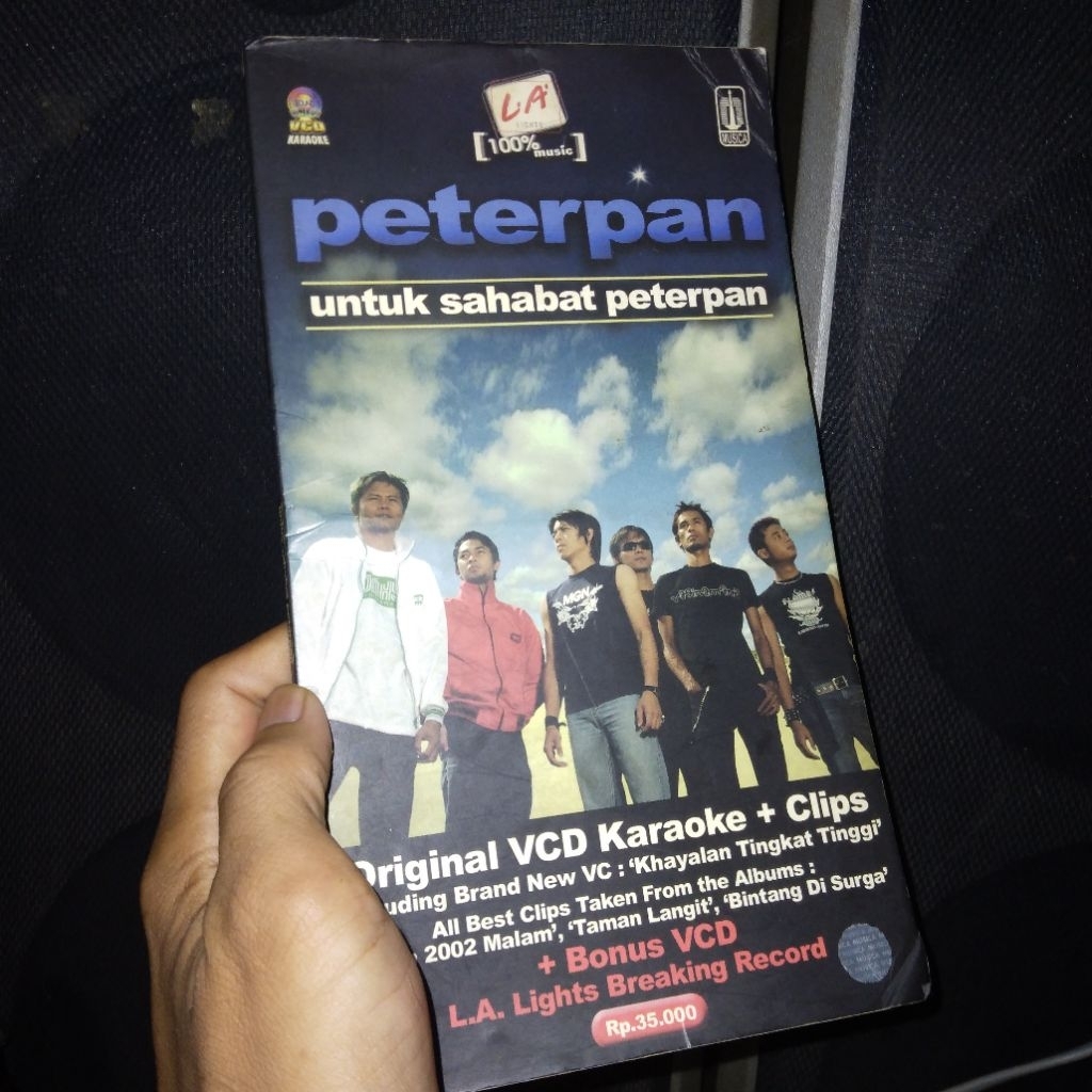 Vcd Karaoke original Peterpan Untuk Sahabat