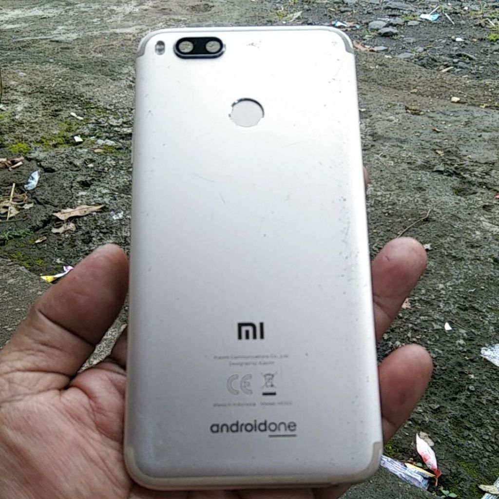 Fingerprint sidik jari backdoor bekas Xiaomi Redmi Mi A1