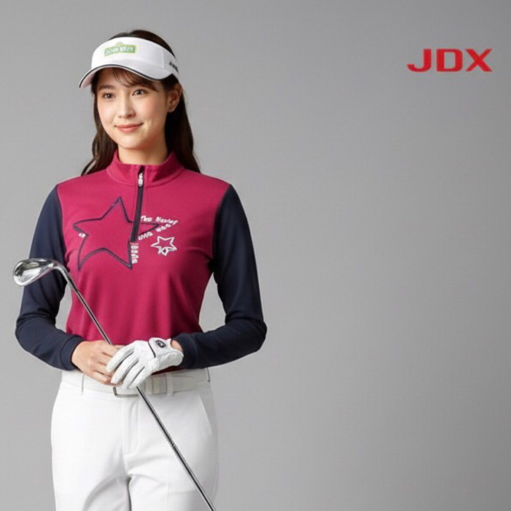 Kaos Polo Wanita JDX GOLF LD100  Blue White Like new  Original  Preloved