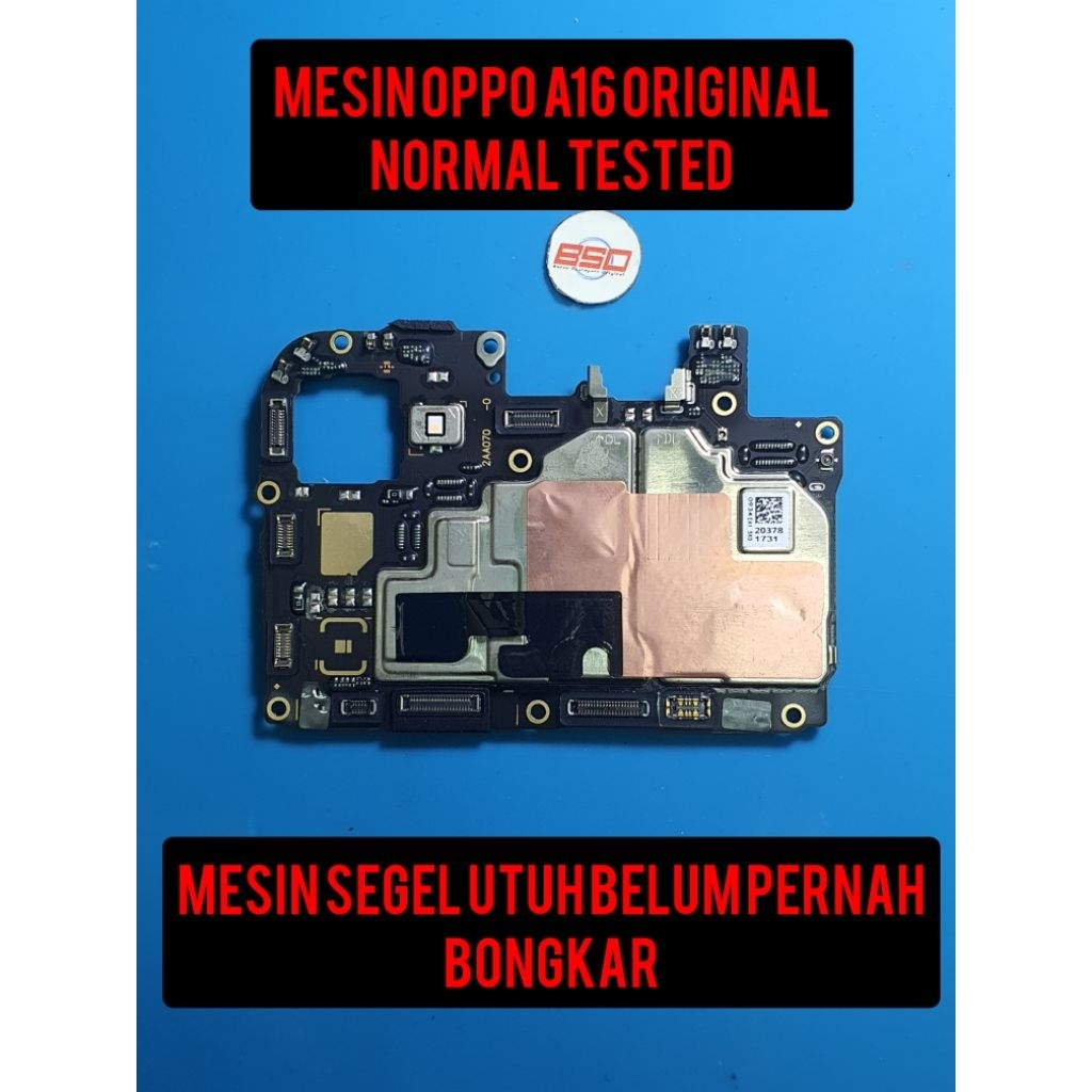 Mesin Oppo A16 Original Normal Tested