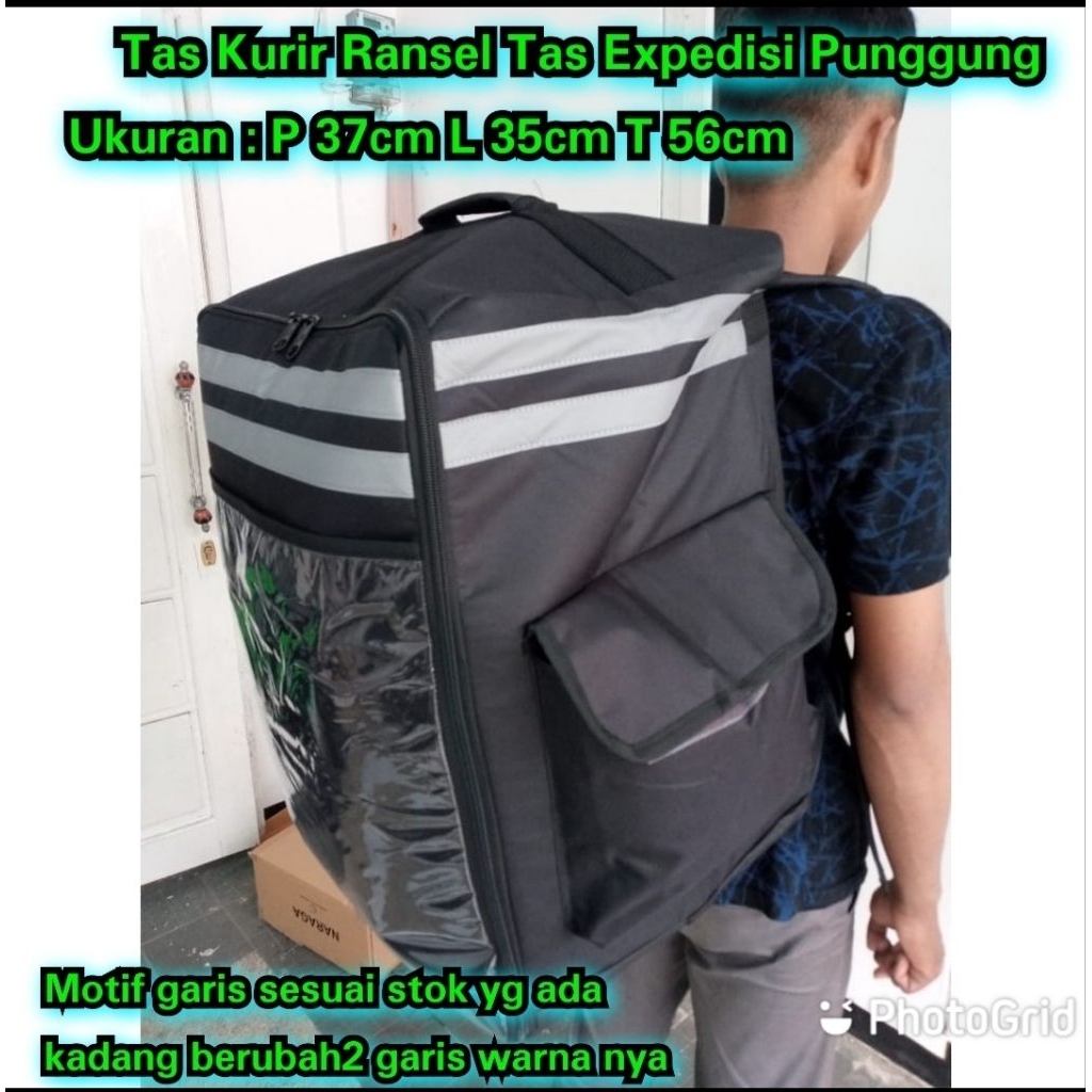 Tas Kurir Punggung Tas delivery Tas Paket expedisi Tas ransel kurir Tas kurir gendong belakang
