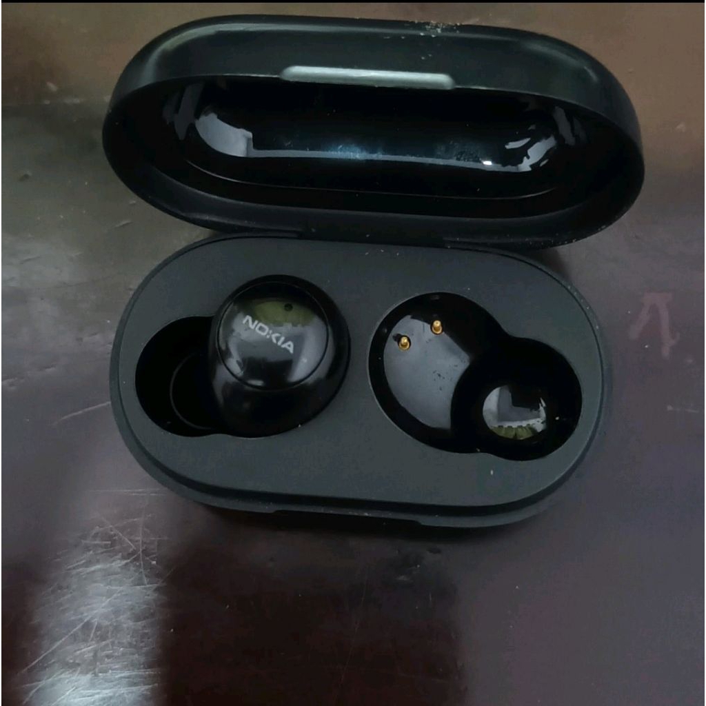 Sparepart Hanya Case Kotak Rumah TWS Nokia E3100 plus  True Wireless Earbuds Bluetooth TWS Black Hit