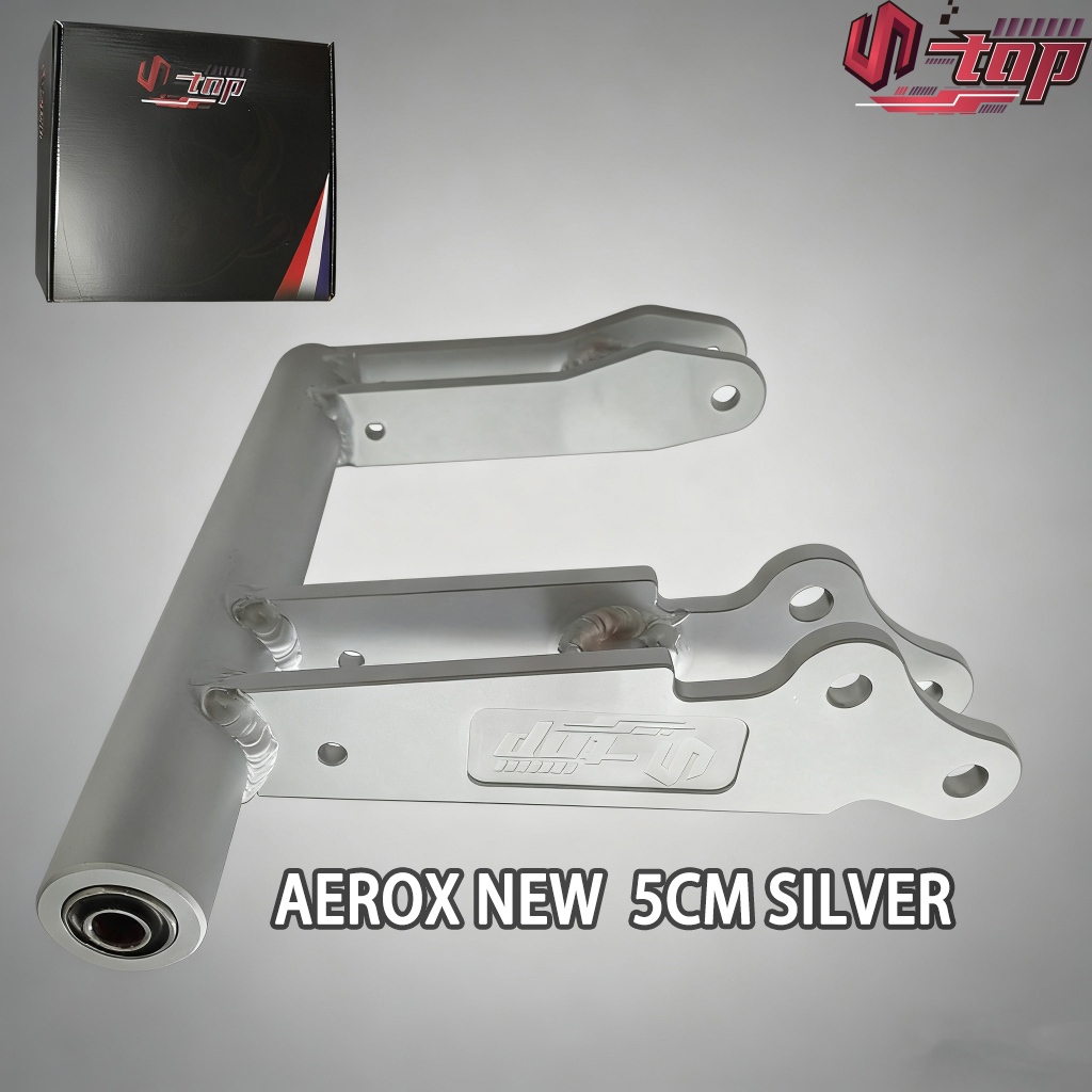 S-top Racing cnc ENGINE MOUNTING VRG AEROX NMAX NEW AEROX NEW  5CM SILVER
