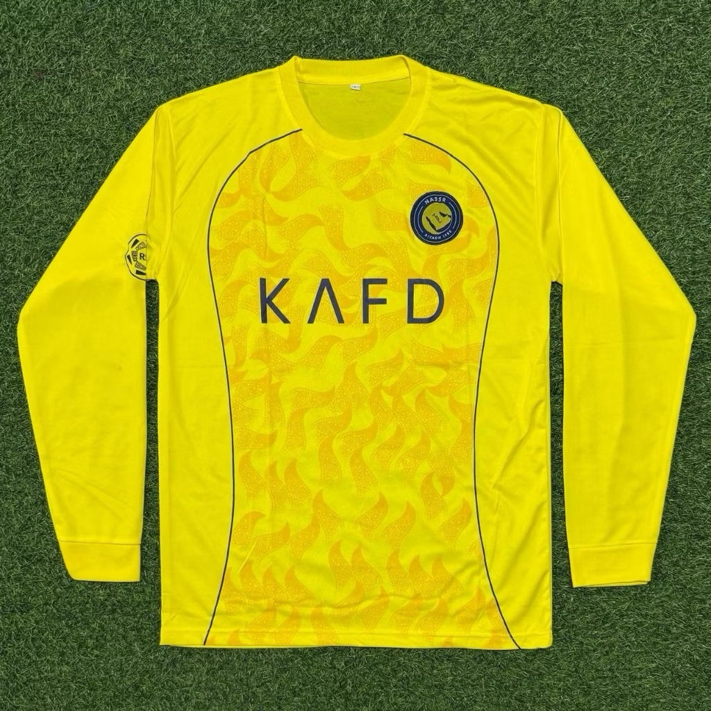 JERSEY BOLA AL NASR LENGAN PANJANG TERBARU 2024 / 2025