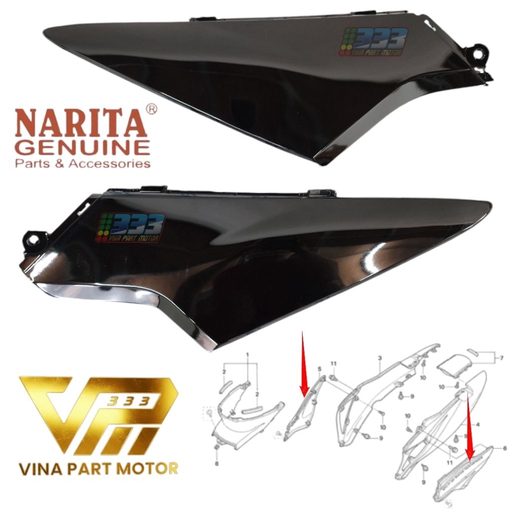 cover body kecil sambungan body depan Supra X 125 old supra x 125 batman KTM