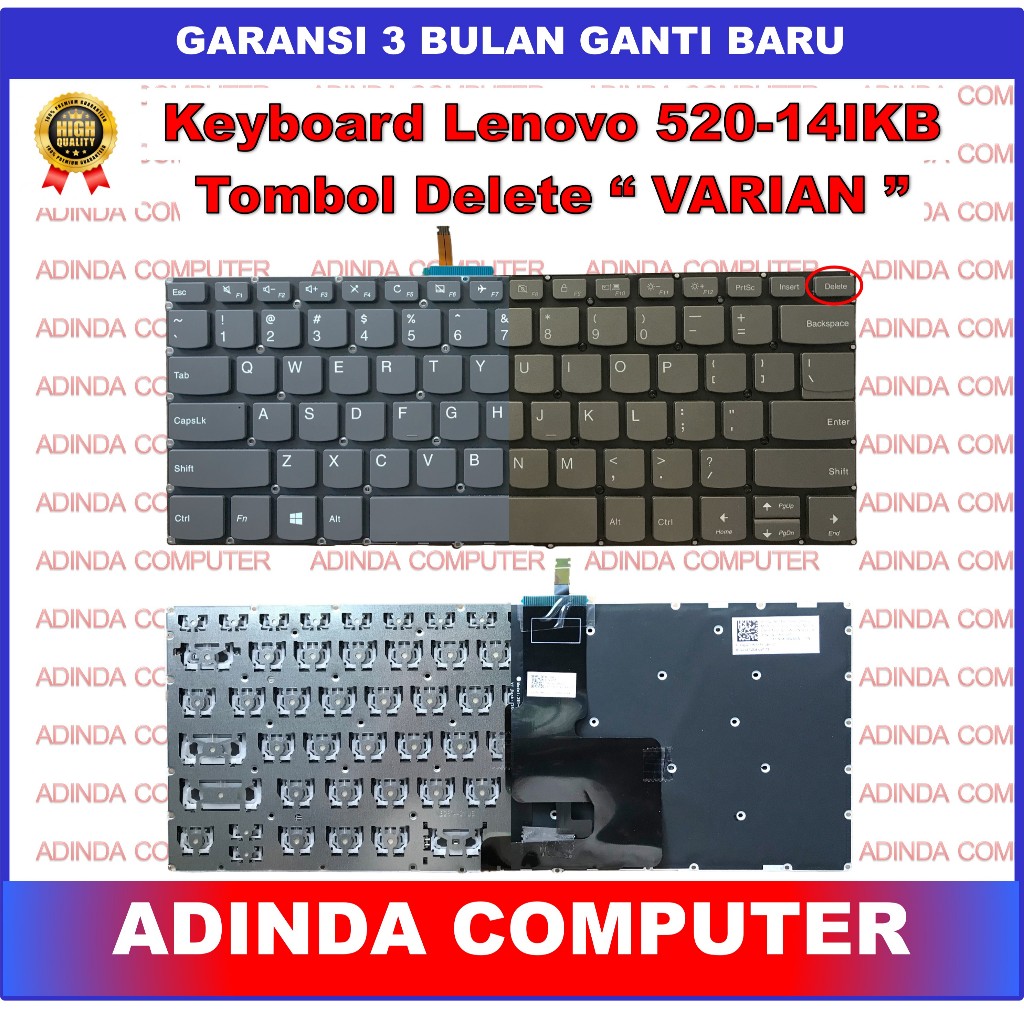 Keyboard Lenovo Ideapad S340-14 S340-14IWL S340-14API S340-14IIL IML