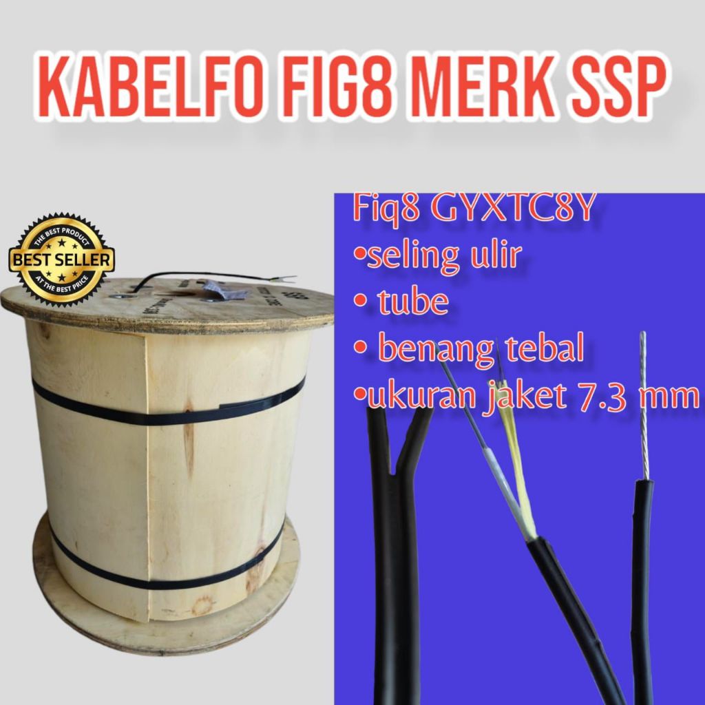 kabel FO fig8 tube jeli GYXTC8Y
