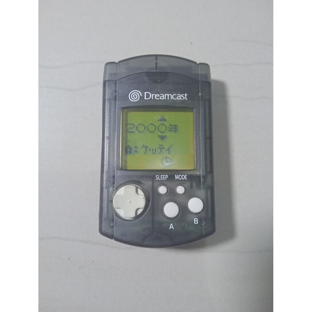 vmu sega dreamcast black clear original
