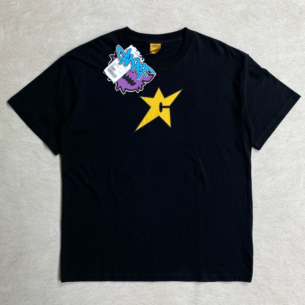 Carpet Company C-Star Logo Tee - Black (2024)