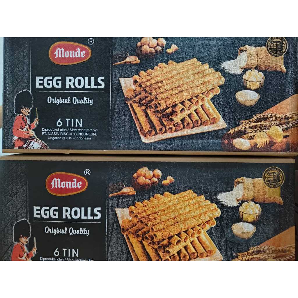 1 DUS ISI 6PCS MONDE SERENA EGG ROLLS 300GR&600GR/KUE KERING