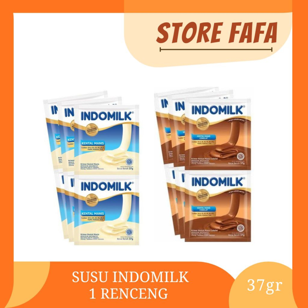 SUSU INDOMILK SACHET 37gr 1RENCENG