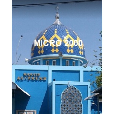 Kubah Enamel 6 Meter – Sample Panel - Tahan Cuaca 20+ Tahun, Anti Karat, Pemasangan Tanpa Drilling u