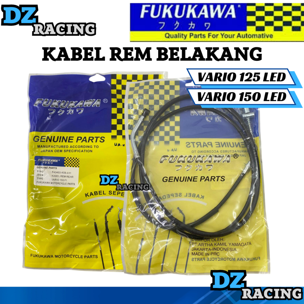 Kabel Rem Belakang Vario 125 150 LED NEW OLD Fukukawa