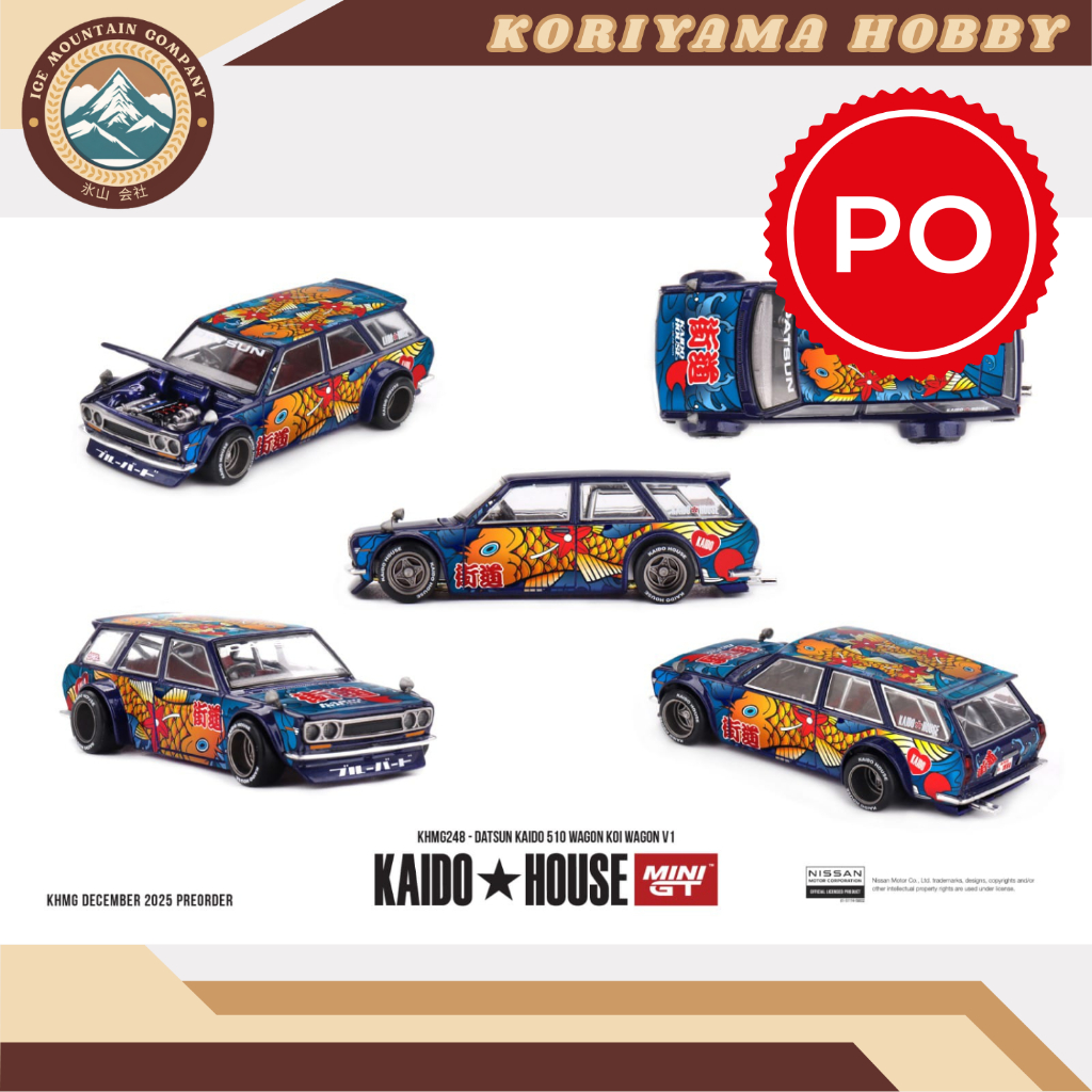 Mini GT Kaido 248 Datsun KAIDO 510 Wagon  Koi Wagon V1 MiniGT