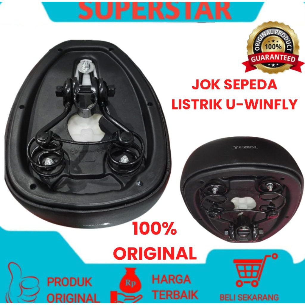 Jok sepeda listrik U-WINFLY, Jok empuk sepeda listrik original U-WINFLY