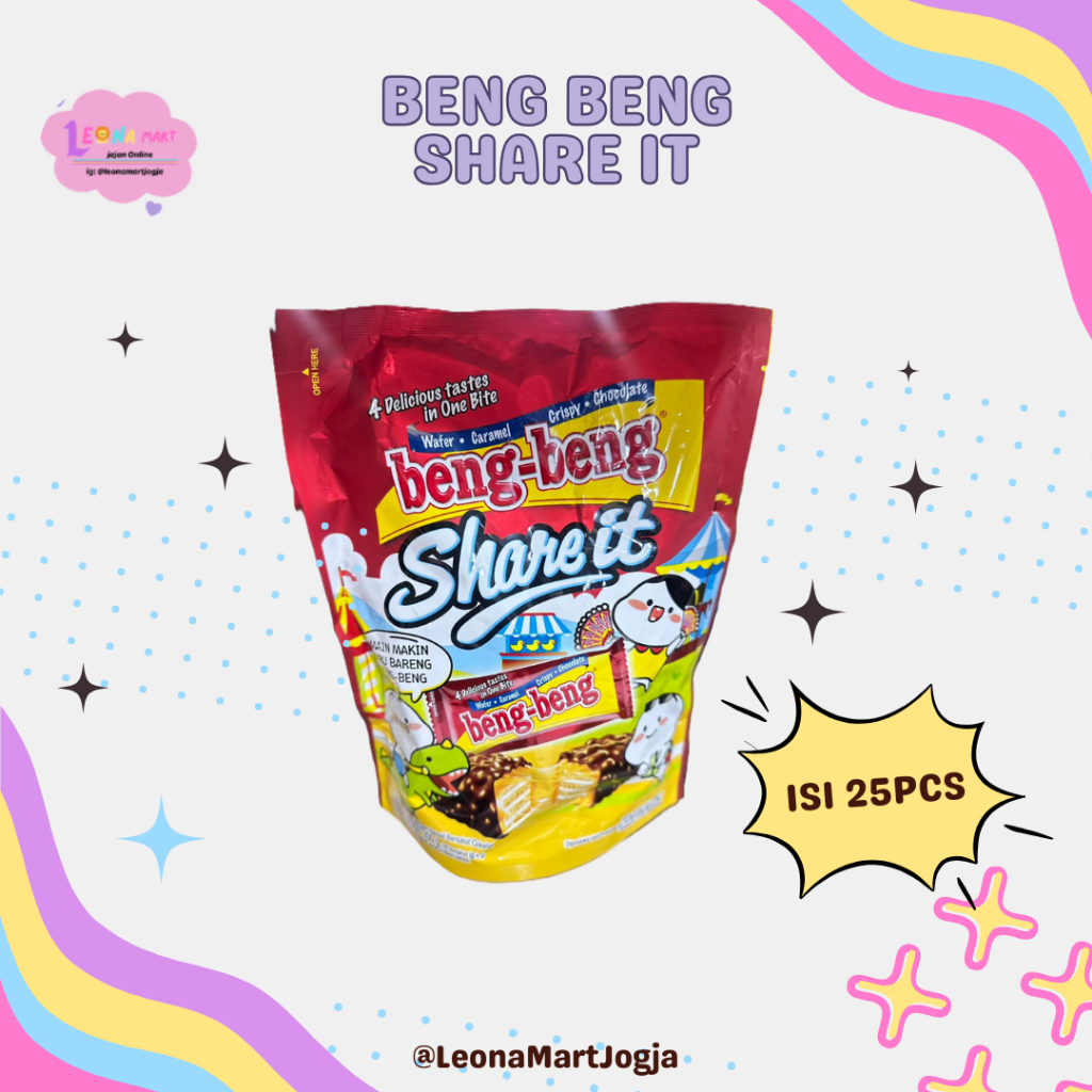 Beng-beng share it isi 25pcsx9.5gr