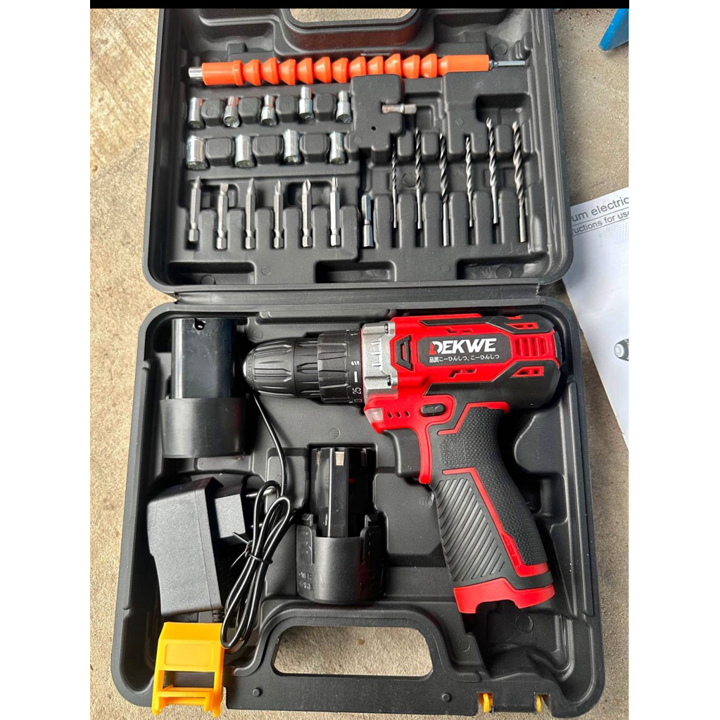 Ready Bor cordless 12volt merk dekwe (baterai 2)
