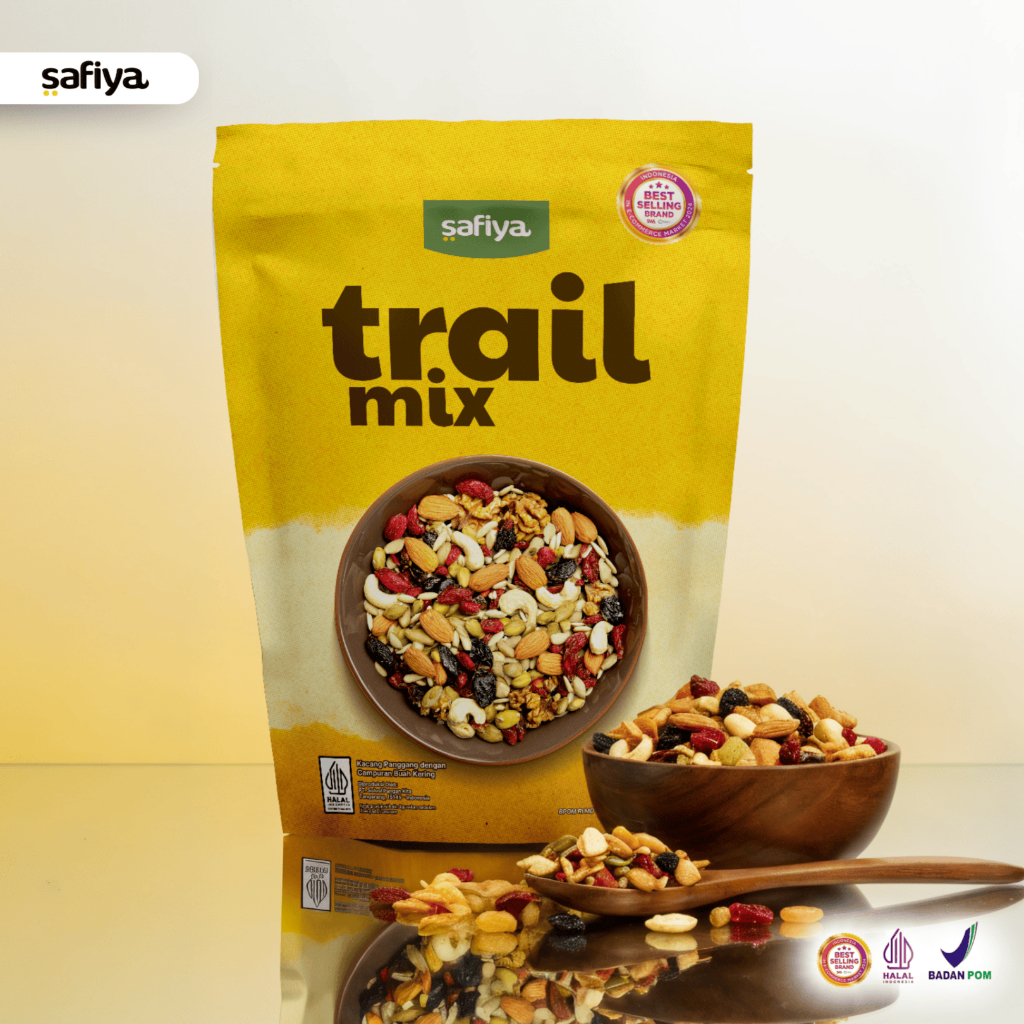 Safiya Trail Mix Original 500 Gram Dried Fruit Roasted Premium
