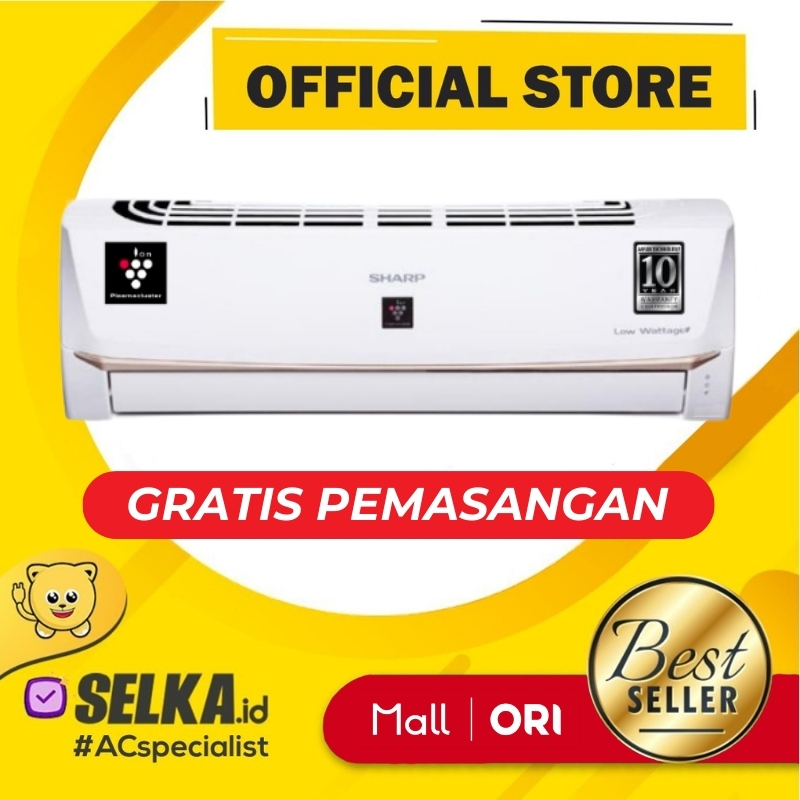 AC SHARP AH-AP12UHL AC SPLIT 1,5 PK LOW WATT PLASMACLUSTER SAYONARA PANAS J60 SERIES