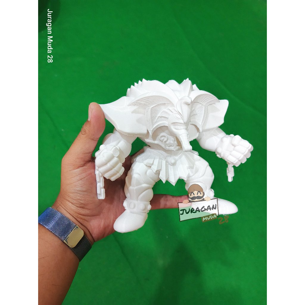 Action Figure Yu Gi Oh Exodia Chibi 3D Print Tinggi 15 cm