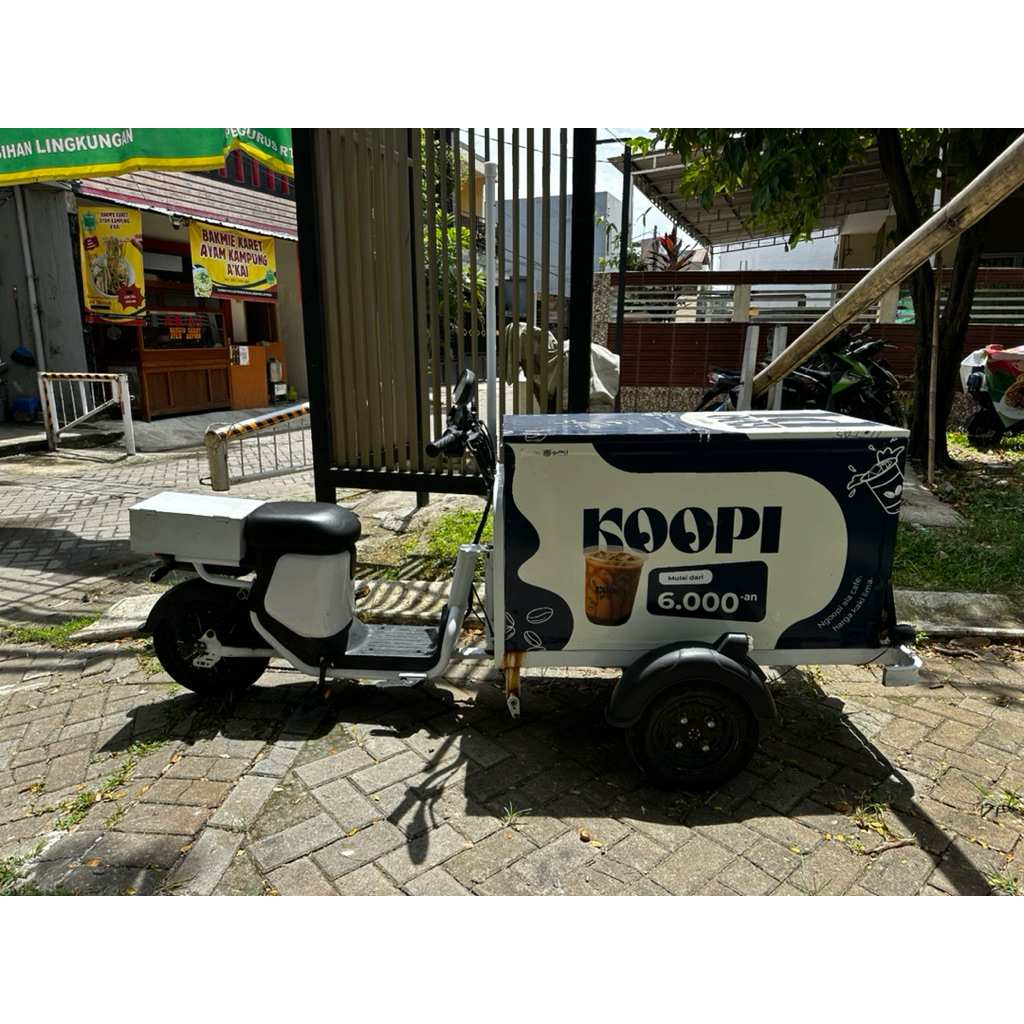 [JUAL CEPAT SUPER MURAH BU] gerobak listrik kopi kekinian