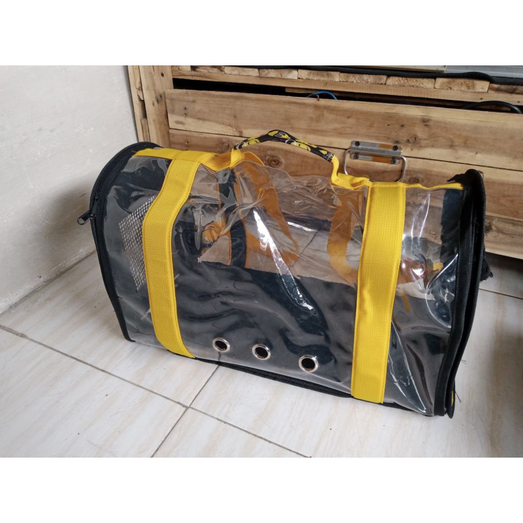 tas kucing transparan