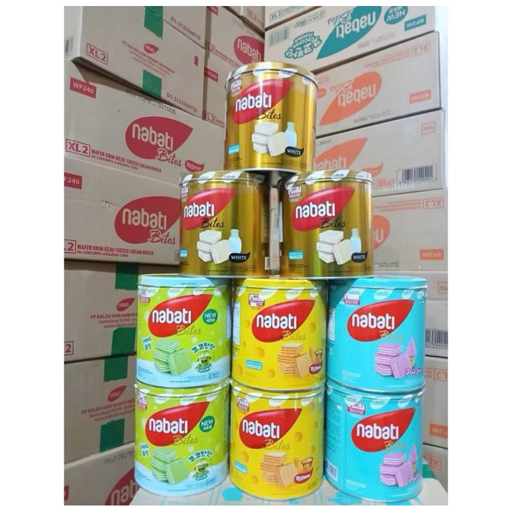 WAFER NABATI KARTONAN ISI 6 KALENG