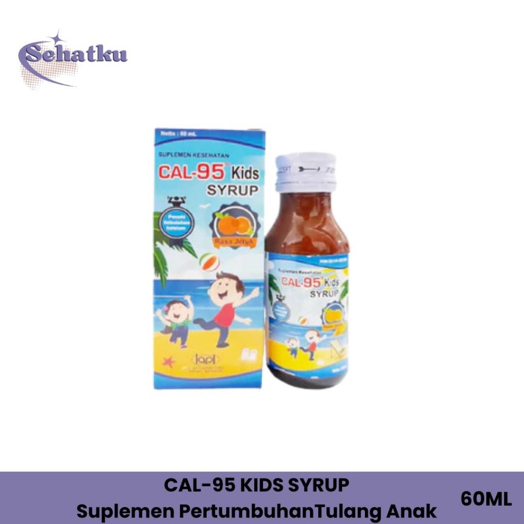 Cal-95 Kids Sirup - Membantu Memenuhi Kebutuhan Kalsium Anak