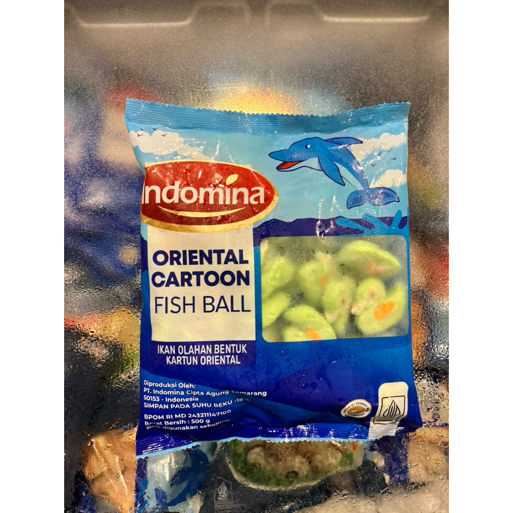 Indomina bakso oriental cartoon bebek 500gr