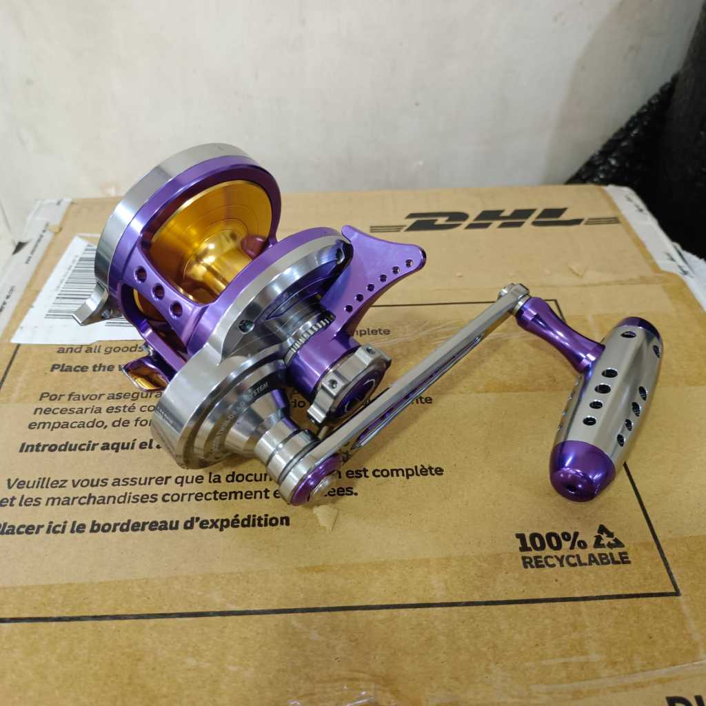 WIKI Devil Star Turbo 3000H dan 4000 H Jigging Master Reel Pancing Overhead JM dengan Arm Panjang & 