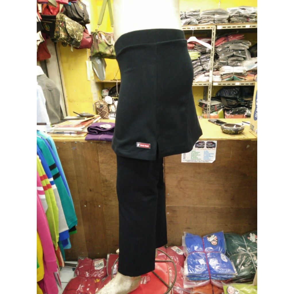 Celana Rok Gabung (Carok) Spandex UncleWest Warna Hitam