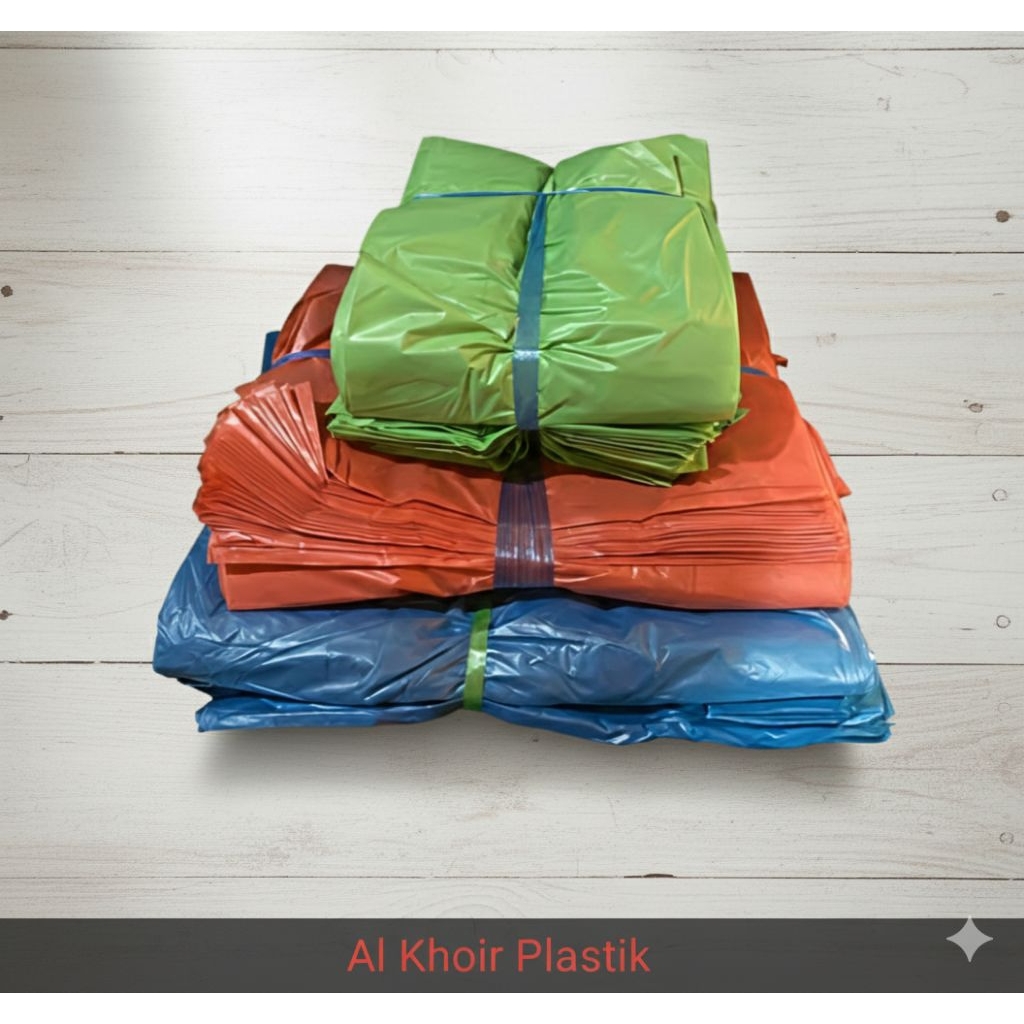 KANTONG KRESEK WARNA KILOAN MERAH HIJAU BIRU(RANDOM)