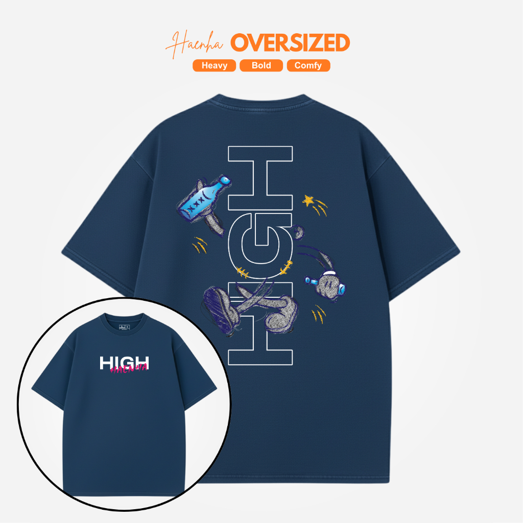 HAENHA Kaos Oversized Heavyweight High Cotton Combed 16S