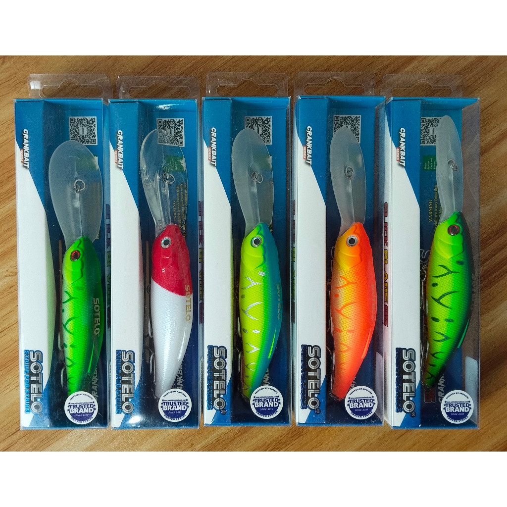 Umpan Pancing Lure Minnow Sotelo Slick Blade 85 UV 8,5 Cm - 18 Gram Floating