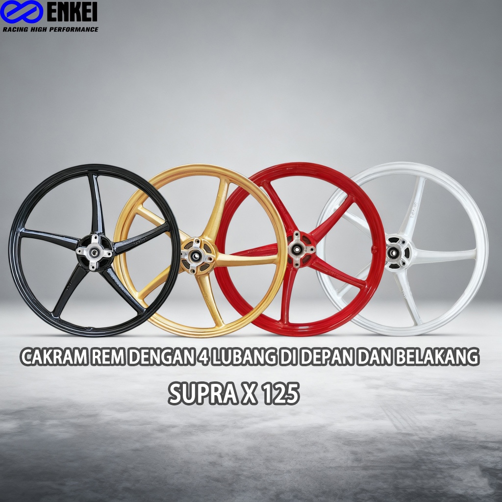 ENKEI Velg  Racing SP 522 P5 R17 Supra X 125 Double Discs Supra x 125fi Supra x110 Double Discs