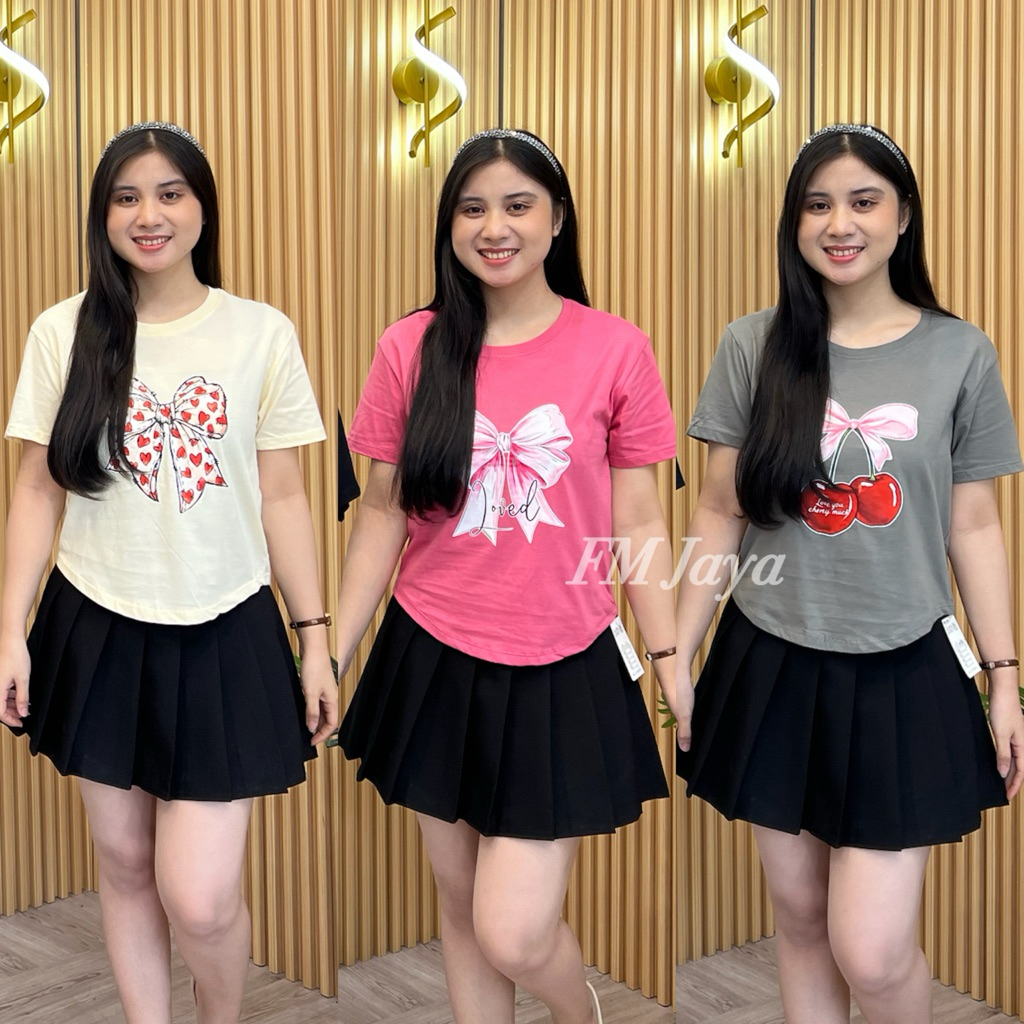 KAOS CROP WANITA || KAOS COTTON COMBED PREMIUM || KAOS CROP WANITA || KAOS LENGAN PENDEK WANITA