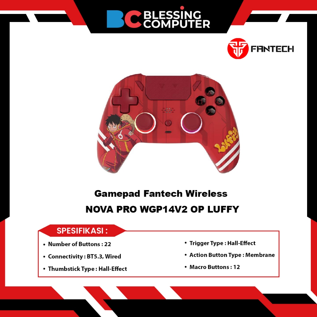Gamepad Fantech Wireless NOVA PRO WGP14V2 OP LUFFY